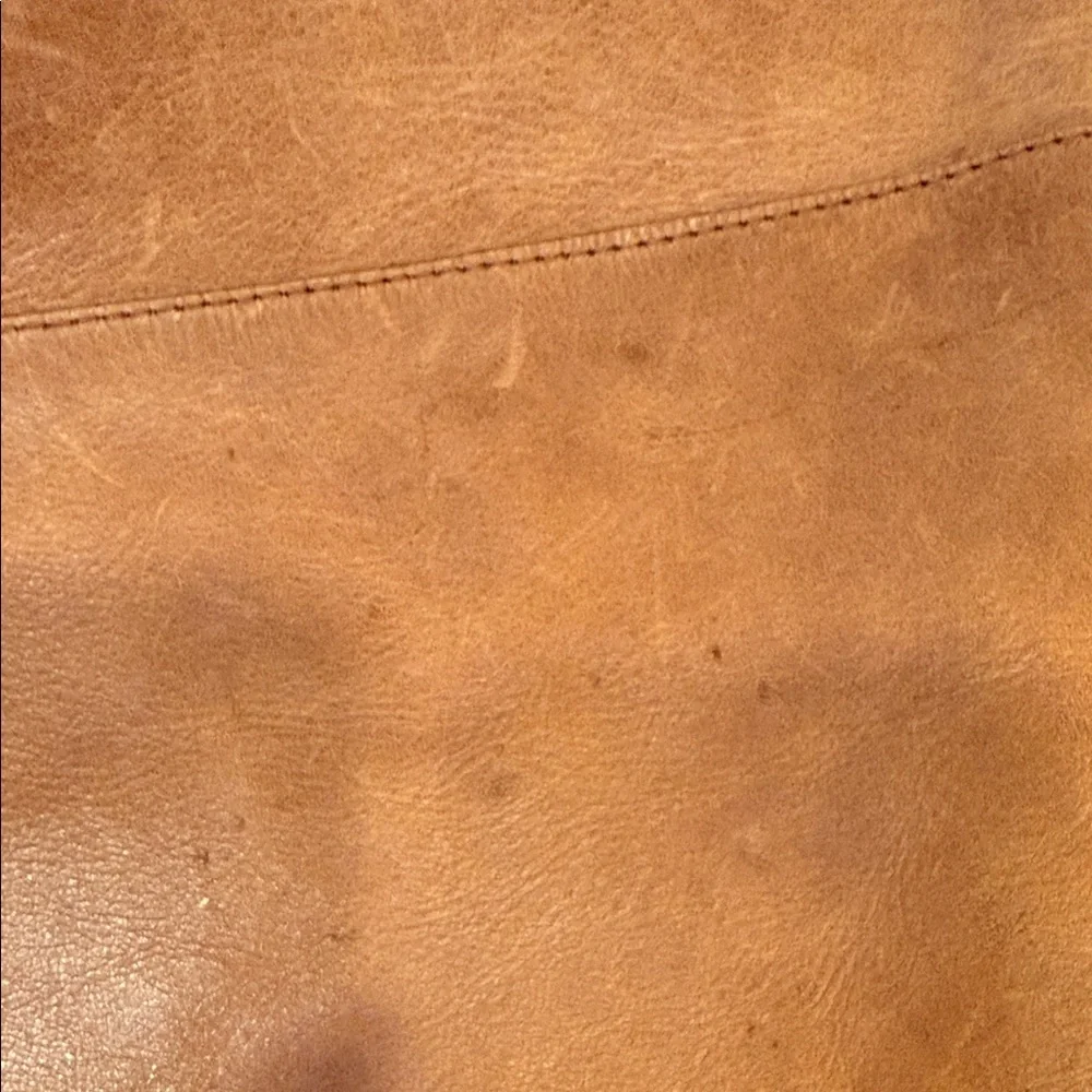 Tan Leather Tote Bag - Picture 4 of 10